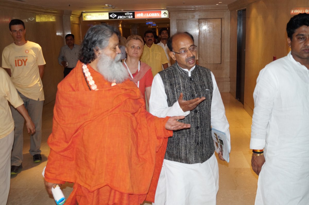 Vishwaguruji with 2nd Minister