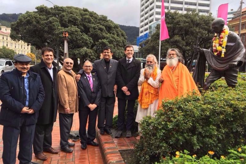 International Day of Non-Violence 2016 - Vishwaguruji in Wellington, New Zealand